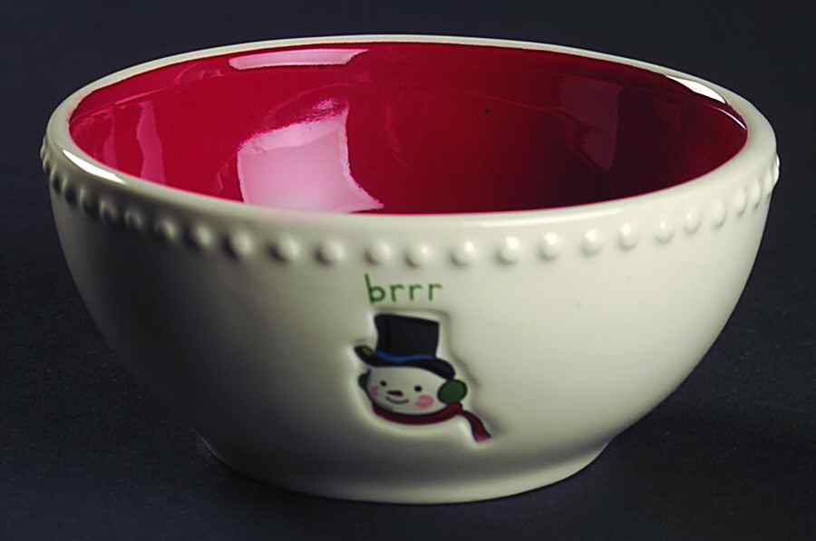Jingle Bells Fruit/Dessert (Sauce) Bowl by St Nicholas Square-1