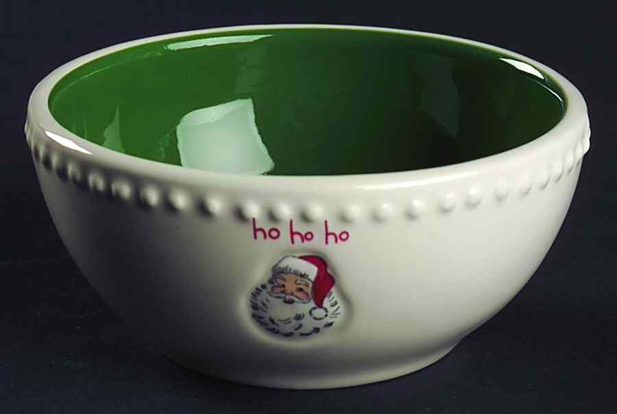 Jingle Bells Fruit/Dessert (Sauce) Bowl by St Nicholas Square-1