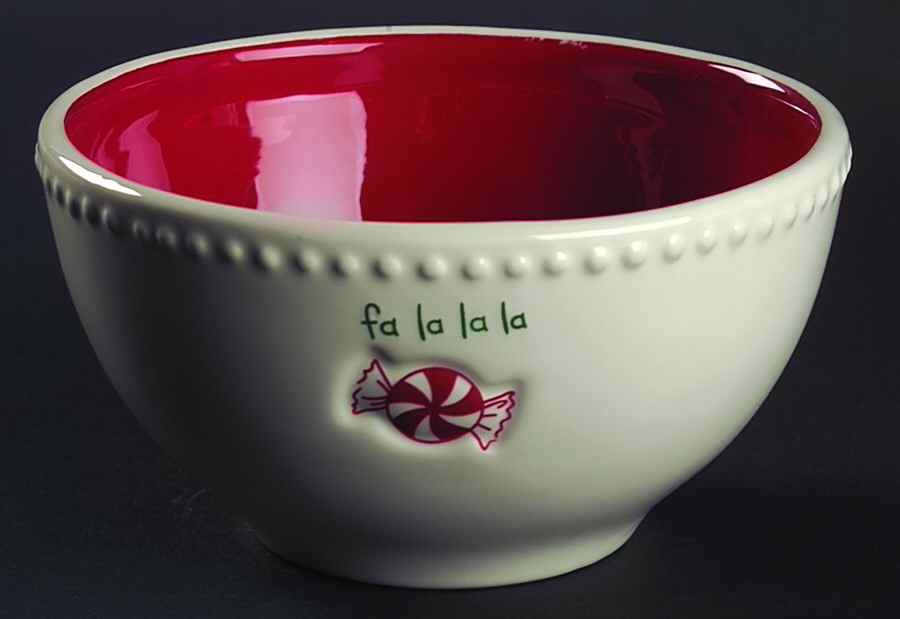 Jingle Bells Soup/Cereal Bowl by St Nicholas Square-1