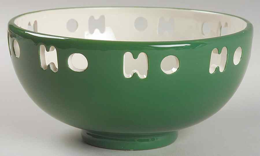 Jingle Bells 7" Round Serving Bowl by St Nicholas Square-1