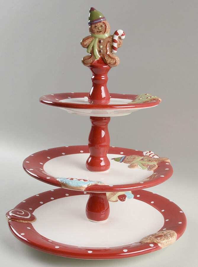 Sugar & Spice 3 Tier Serving Tray by St Nicholas Square-1