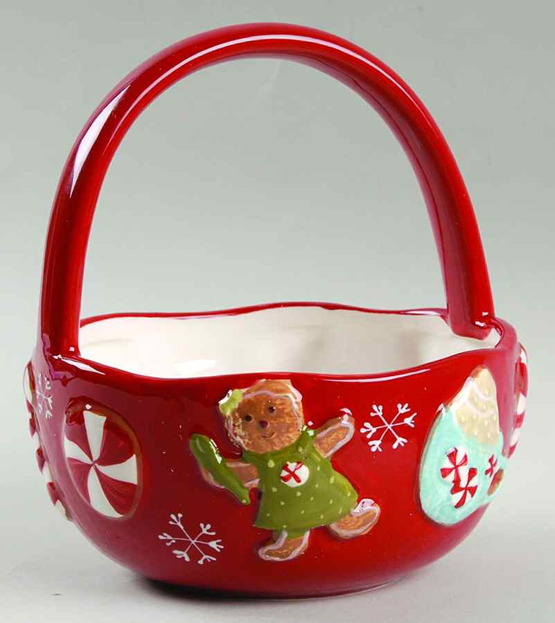 Sugar & Spice 6" Handled Basket by St Nicholas Square-1