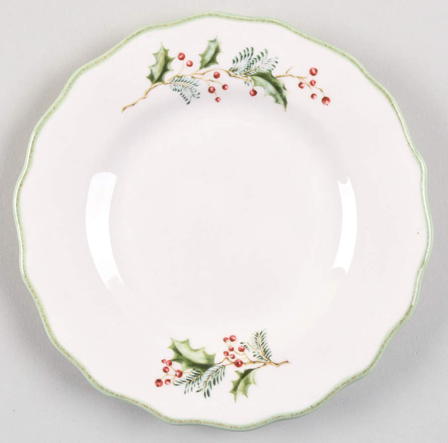 Holly Berry Appetizer Plate by St Nicholas Square-1