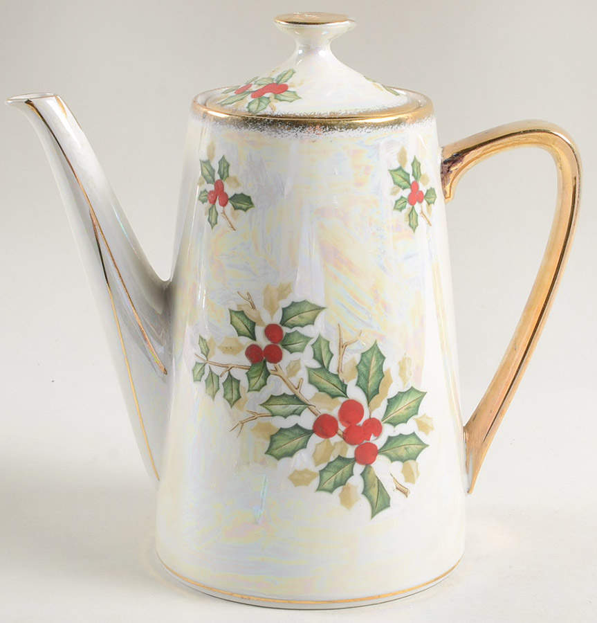 SER6 Coffee Pot & Lid by Sterling China (Japan)-1