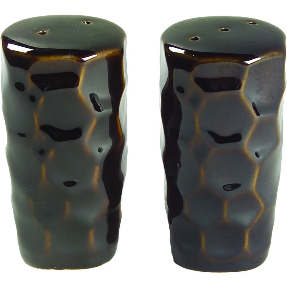 Continental Black Salt & Pepper Set by Sango-1