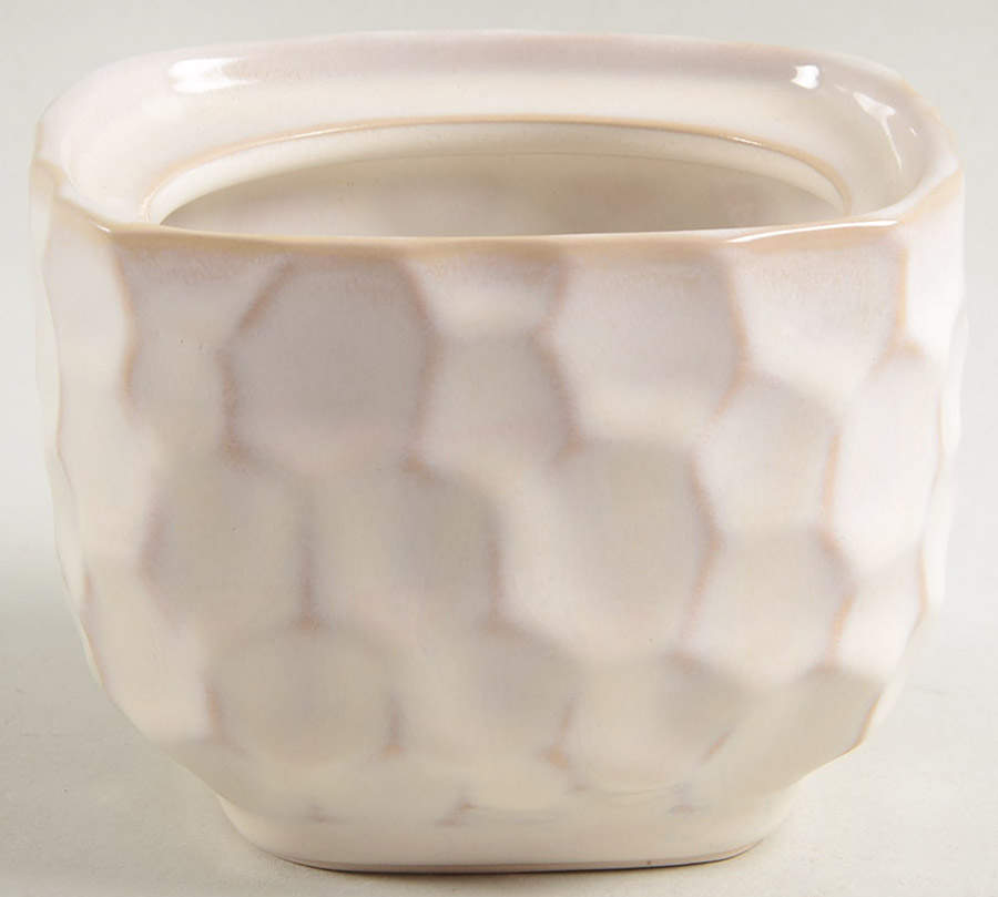 Continental White Sugar Bowl No Lid by Sango-1