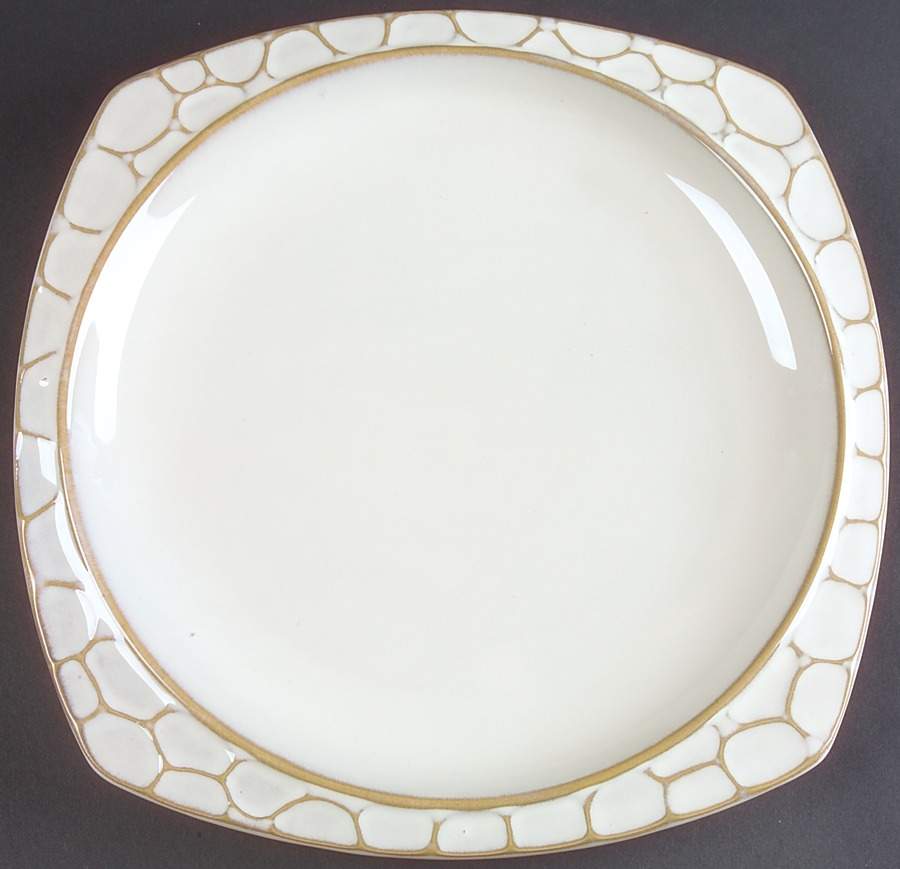 Continental White 12" Square Serving Platter by Sango-1
