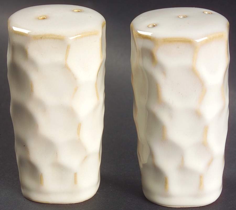 Continental White Salt & Pepper Set by Sango-1