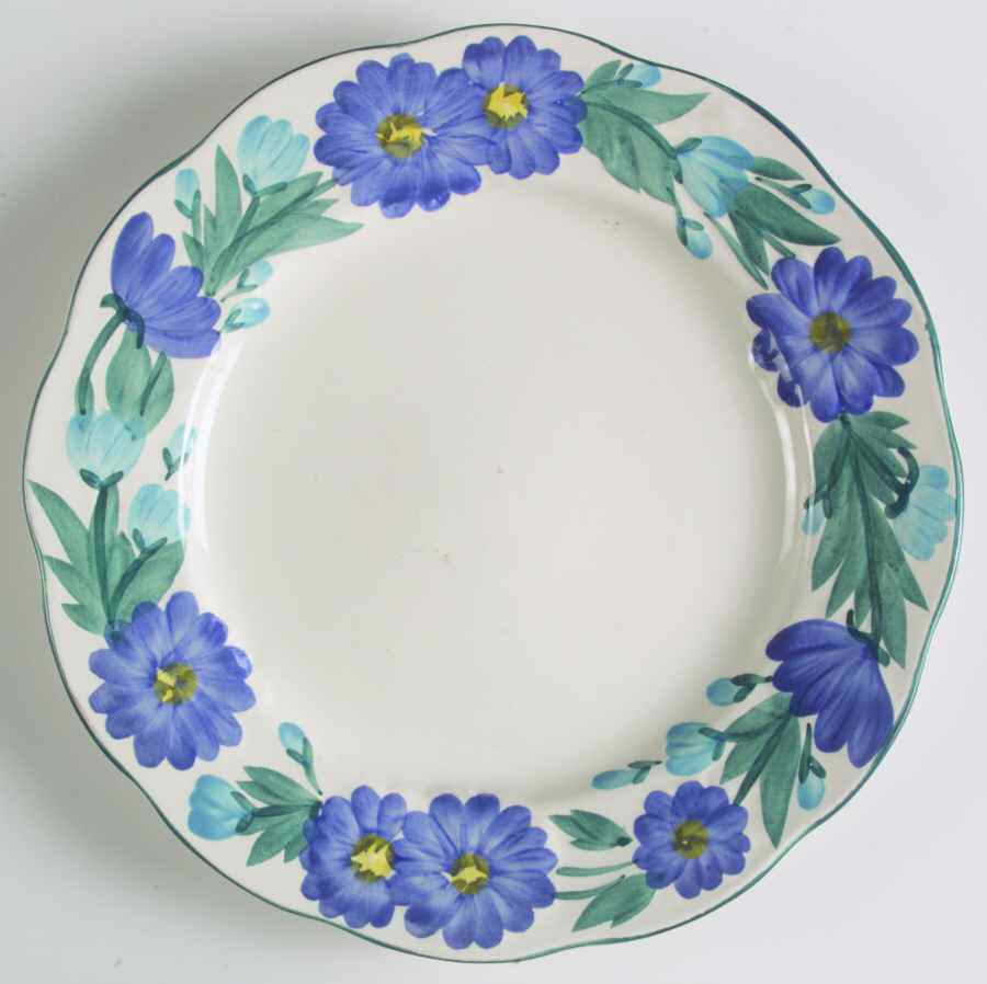 Dahlia (White Bottom) Dinner Plate by Stangl-1