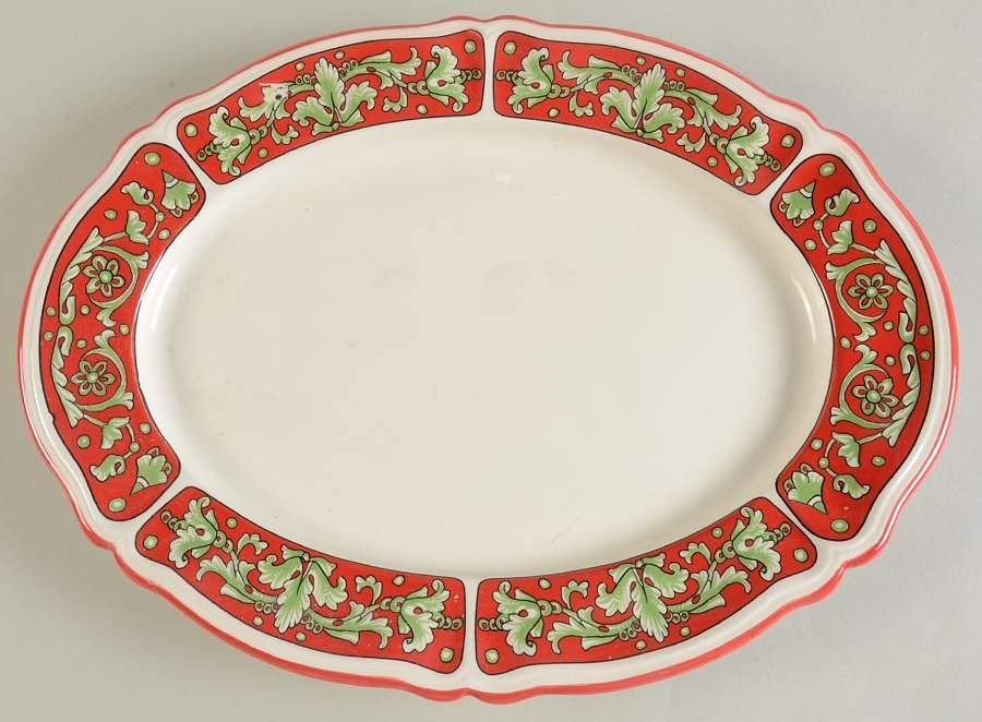 La Rossa 14" Oval Serving Platter by Sur La Table-1