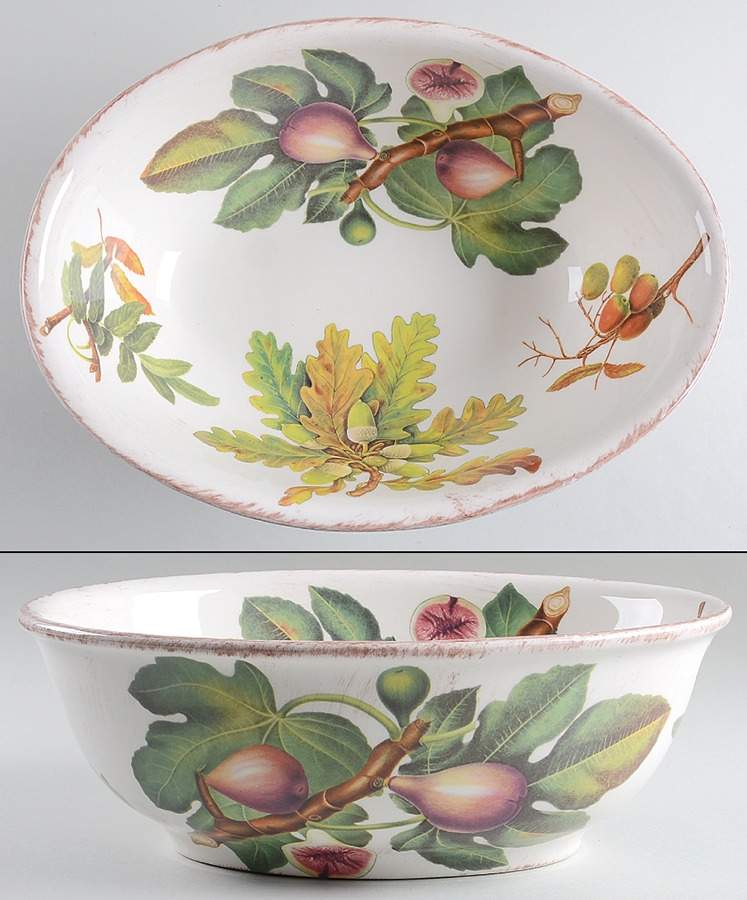Acorn & Fig 13" Oval Vegetable Bowl by Sur La Table-1