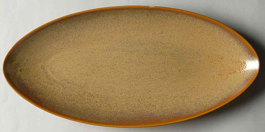 Copper Suite (Matte) 14" Oval Serving Platter by Studio Nova-1
