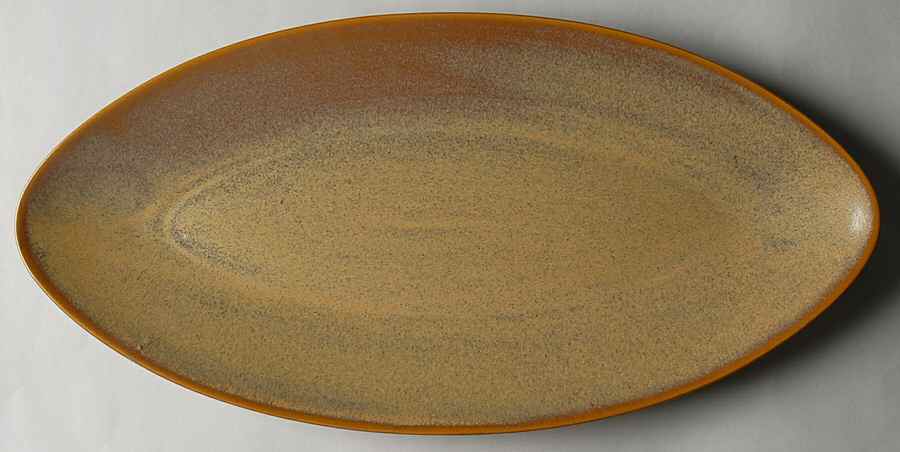 Copper Suite (Matte) 17" Oval Serving Platter by Studio Nova-1