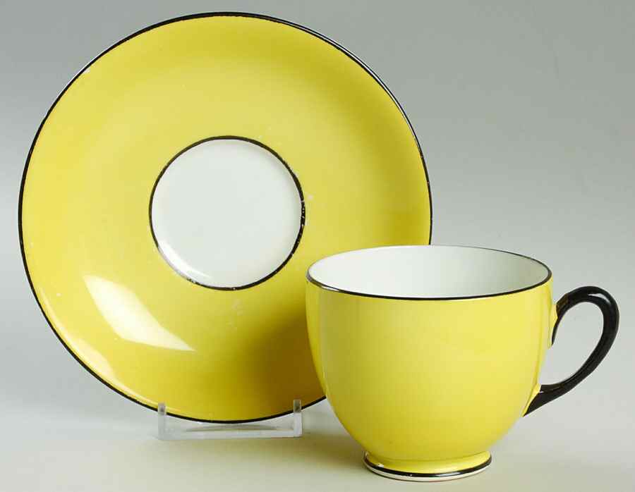 5454 Footed Cup & Saucer Set by Salisbury-1
