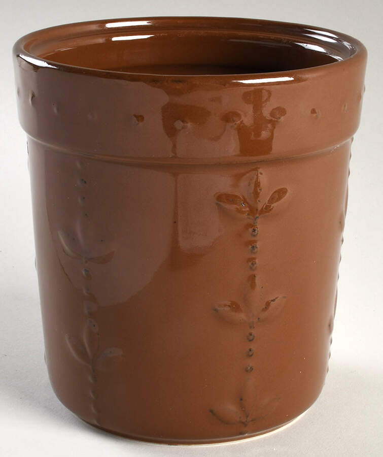 Sorrento Chocolate (Active 2008 - 2011) Medium Canister No Lid by Signature-1
