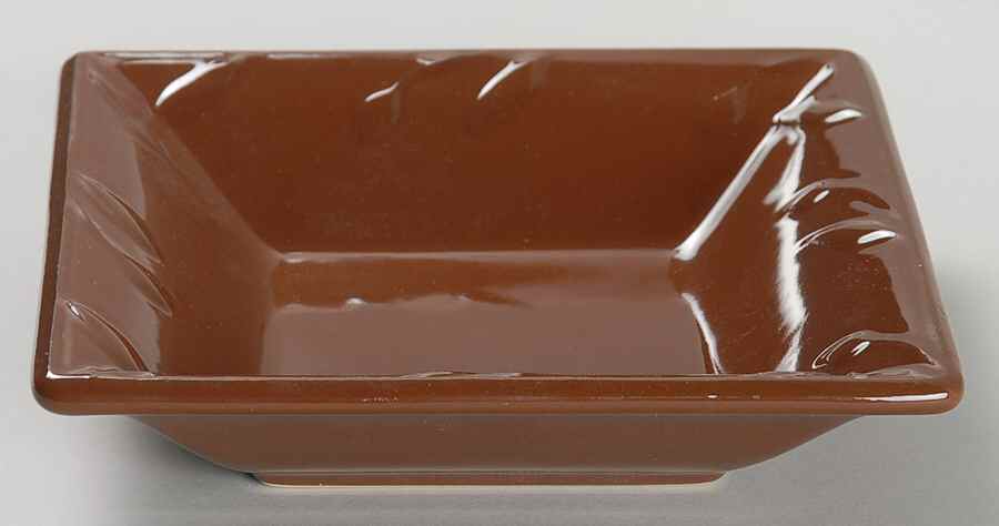 Sorrento Chocolate (Active 2008 - 2011) Individual Square Dip Dish by Signature-1