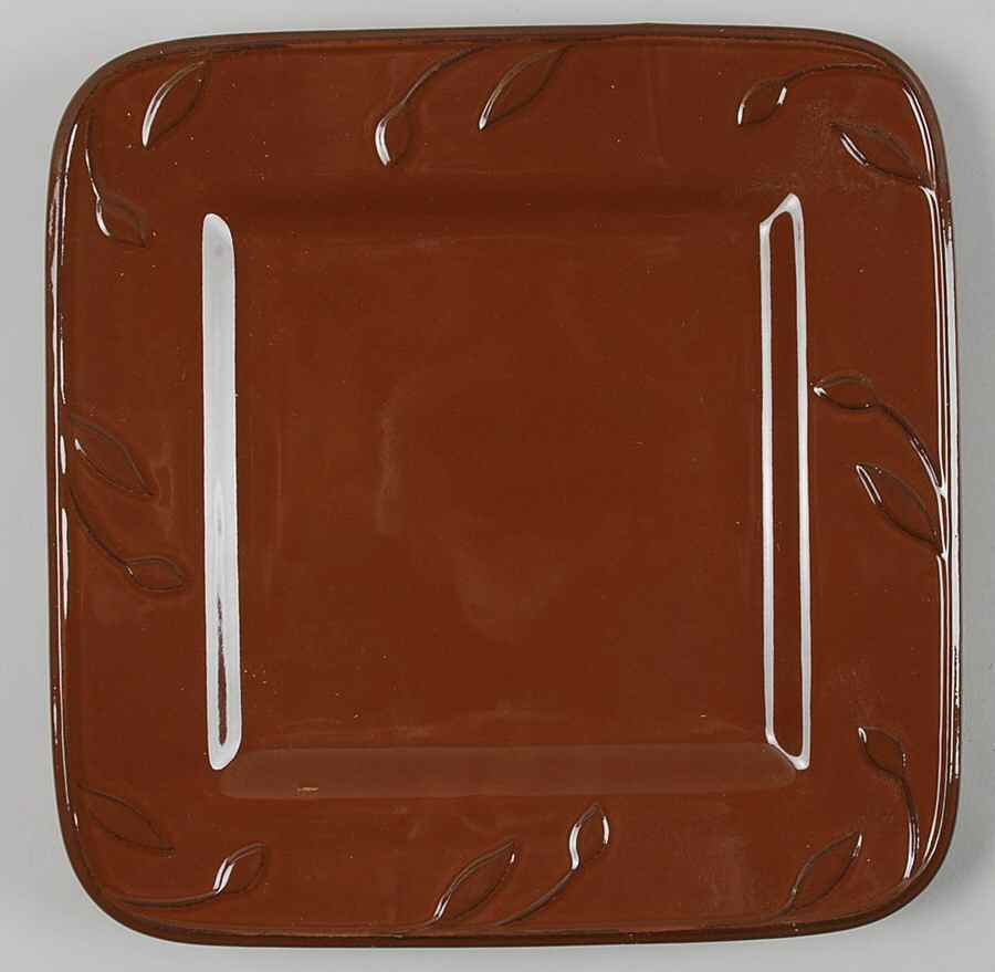 Sorrento Chocolate (Active 2008 - 2011) Square Salad Plate by Signature-1