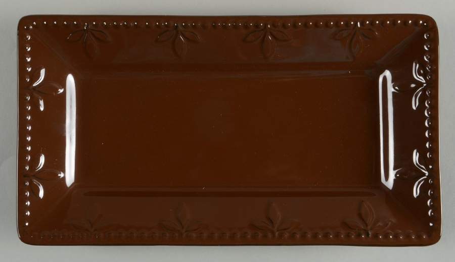 Sorrento Chocolate (Active 2008 - 2011) Rectangular Tray 11" by Signature-1