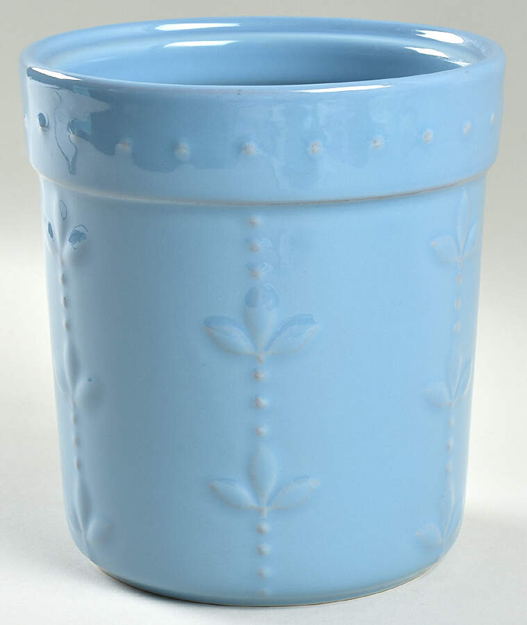 Sorrento Tuscan Blue Medium Canister No Lid by Signature-1