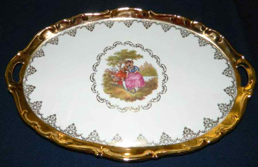 SBV8 16" Oval Serving Platter by STW (Bavaria)-1