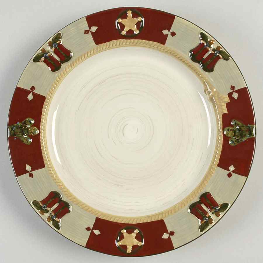 Happy Trails Holiday Dinner Plate by St Nicholas Square-1