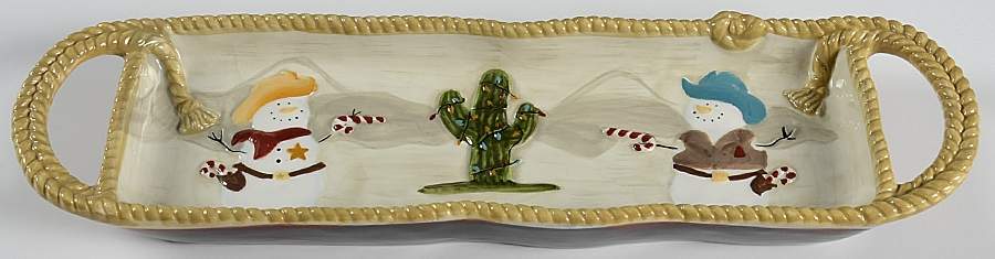 Happy Trails Holiday Rectangular Treat Tray by St Nicholas Square-1