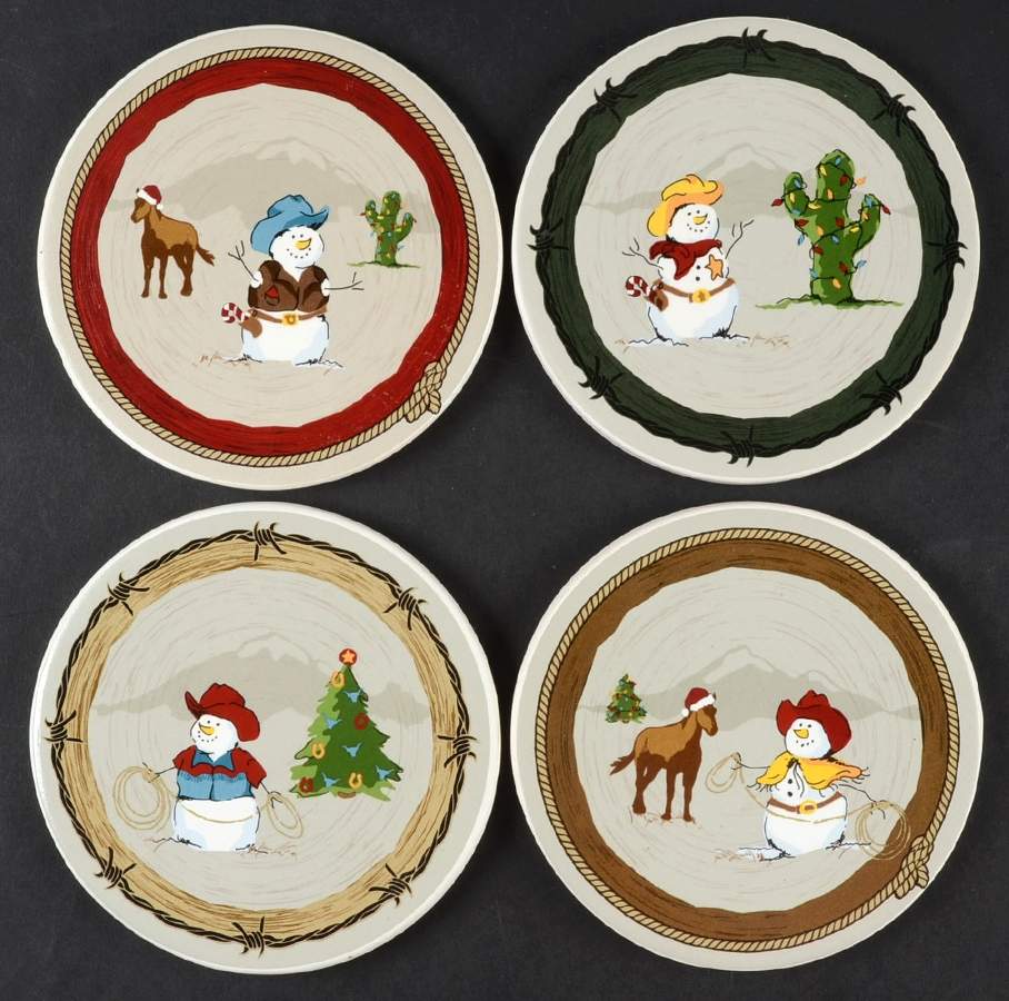 Happy Trails Holiday Coaster - Set of 4 Motifs by St Nicholas Square-1