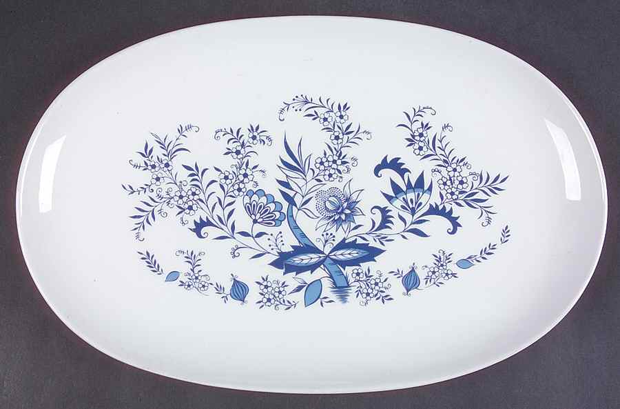 1600 13" Oval Serving Platter by Schumann - Bavaria-1