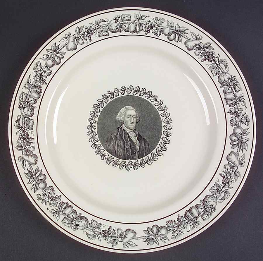 Washington's Centennial Dinner Plate by Spode-1