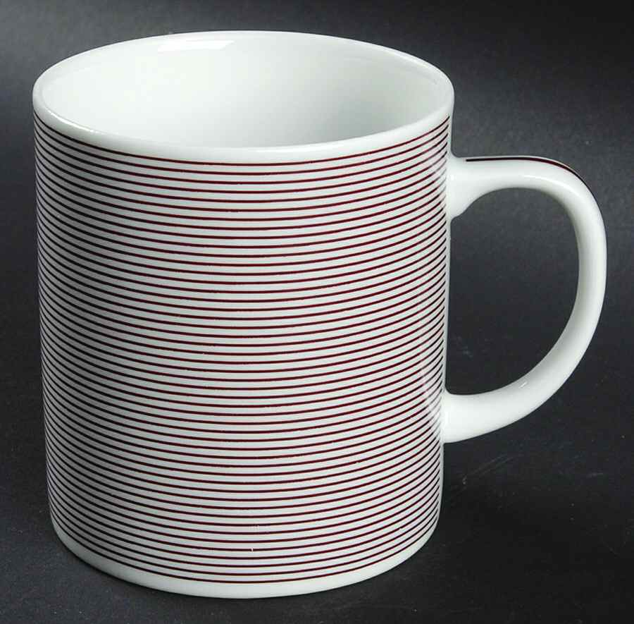 Pin Stripe Raisin Mug by Studio Nova-1