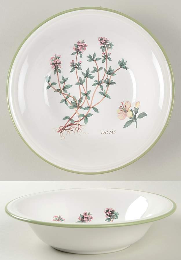 Herb Garden Coupe Soup Bowl by Studio Nova-1