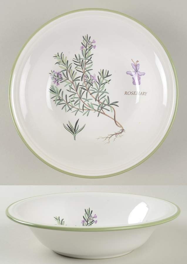 Herb Garden Coupe Soup Bowl by Studio Nova-1