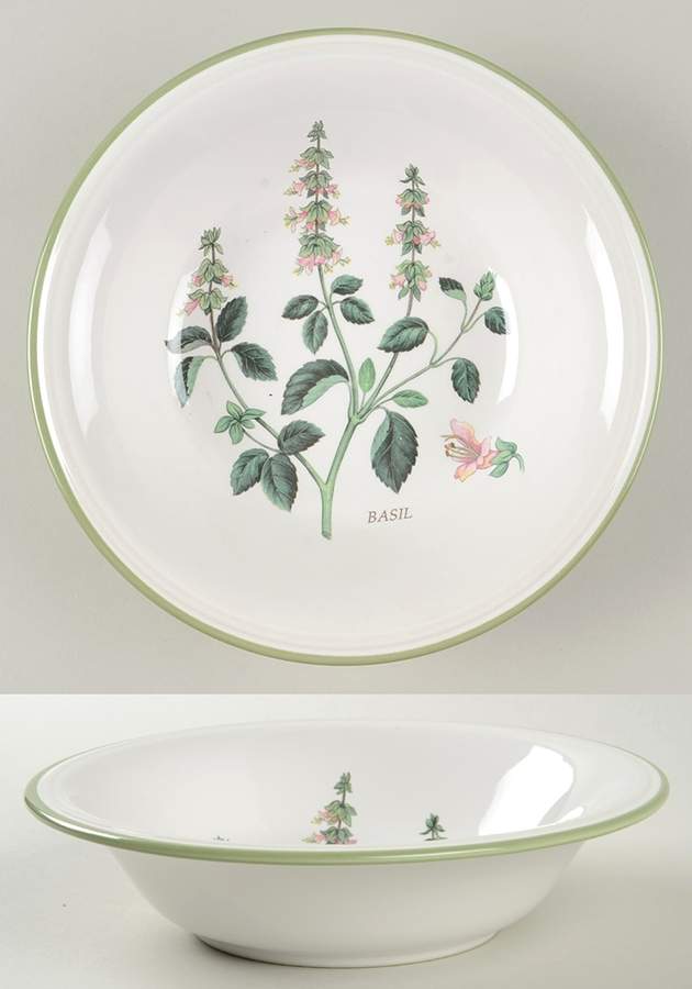 Herb Garden Coupe Soup Bowl by Studio Nova-1