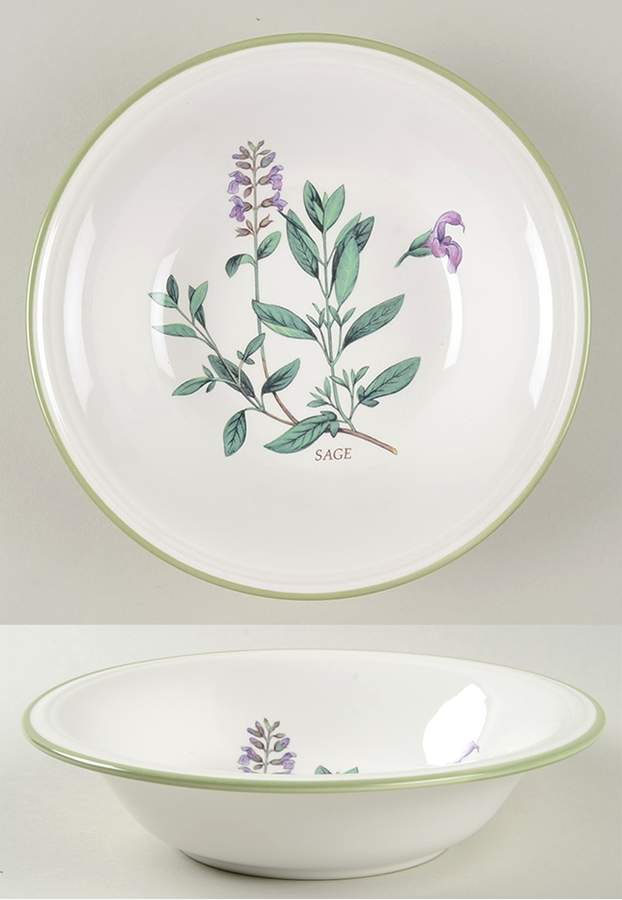 Herb Garden Coupe Soup Bowl by Studio Nova-1