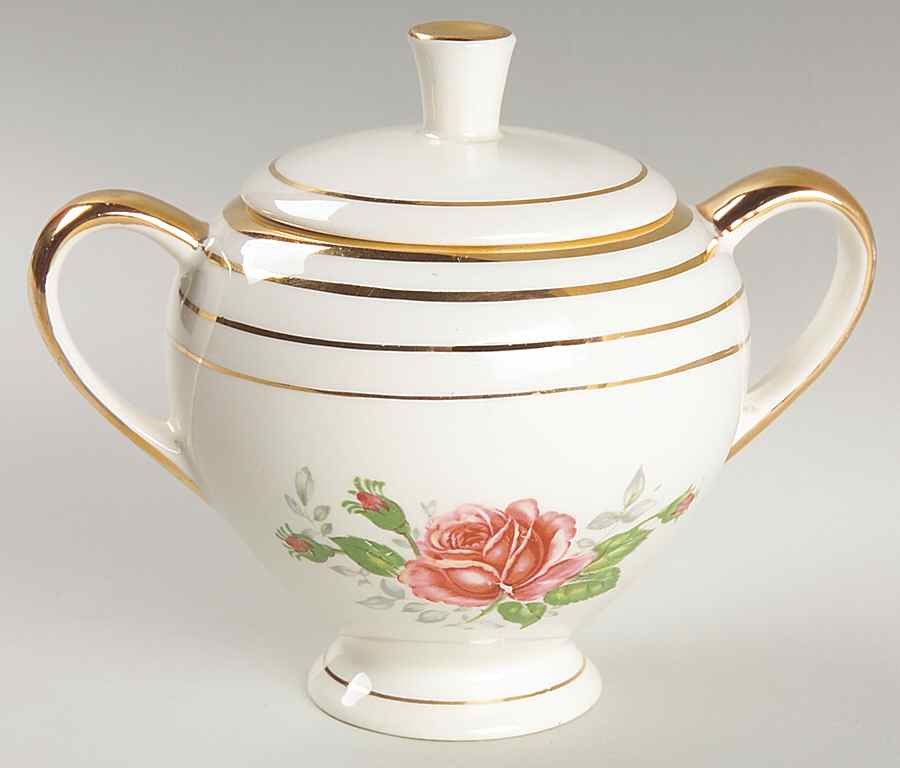 Mt Vernon Sugar Bowl & Lid by Salem-1