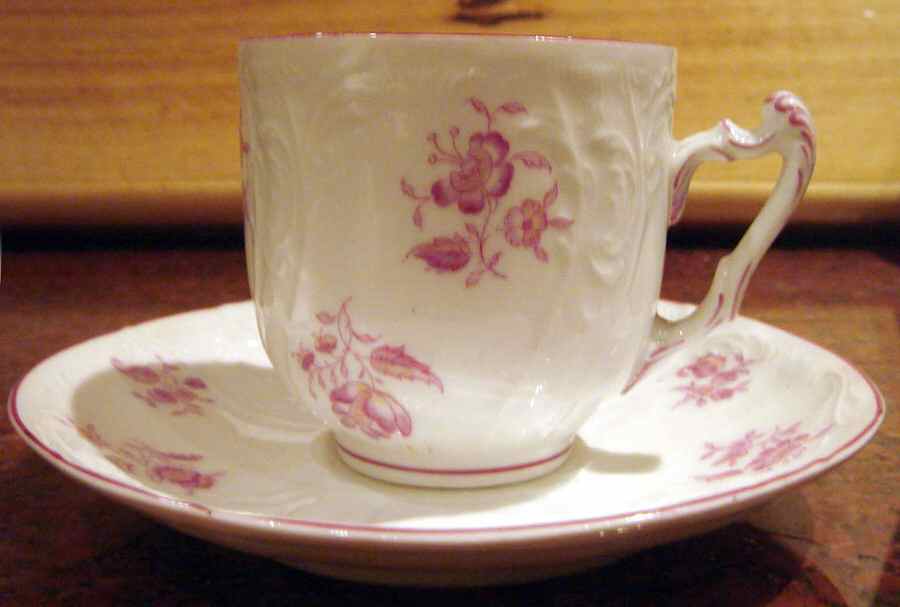2225 Footed Cup & Saucer Set by Haas-Czjzek Coronado-1