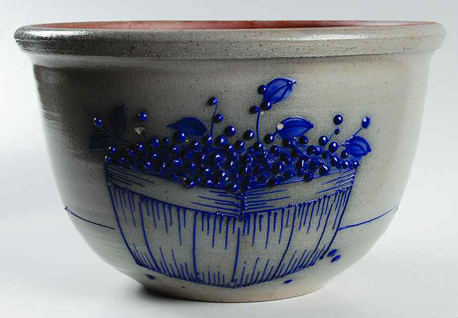 Blueberry Basket 8" Round Bowl by Salmon Falls Stoneware-1