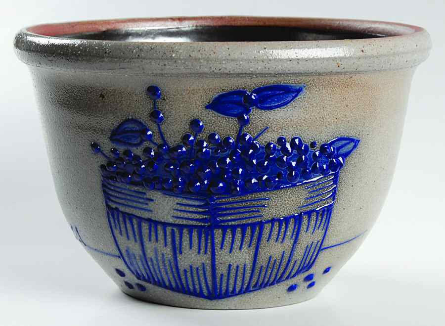 Blueberry Basket 6" Round Bowl by Salmon Falls Stoneware-1