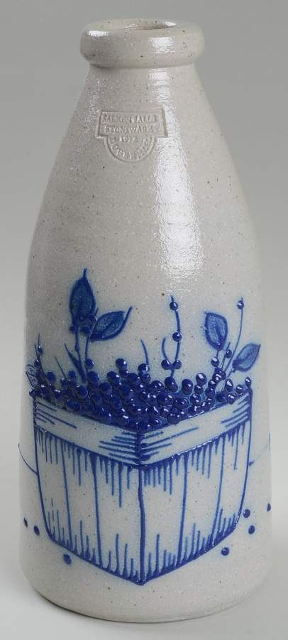 Blueberry Basket 9" Bud Vase by Salmon Falls Stoneware-1