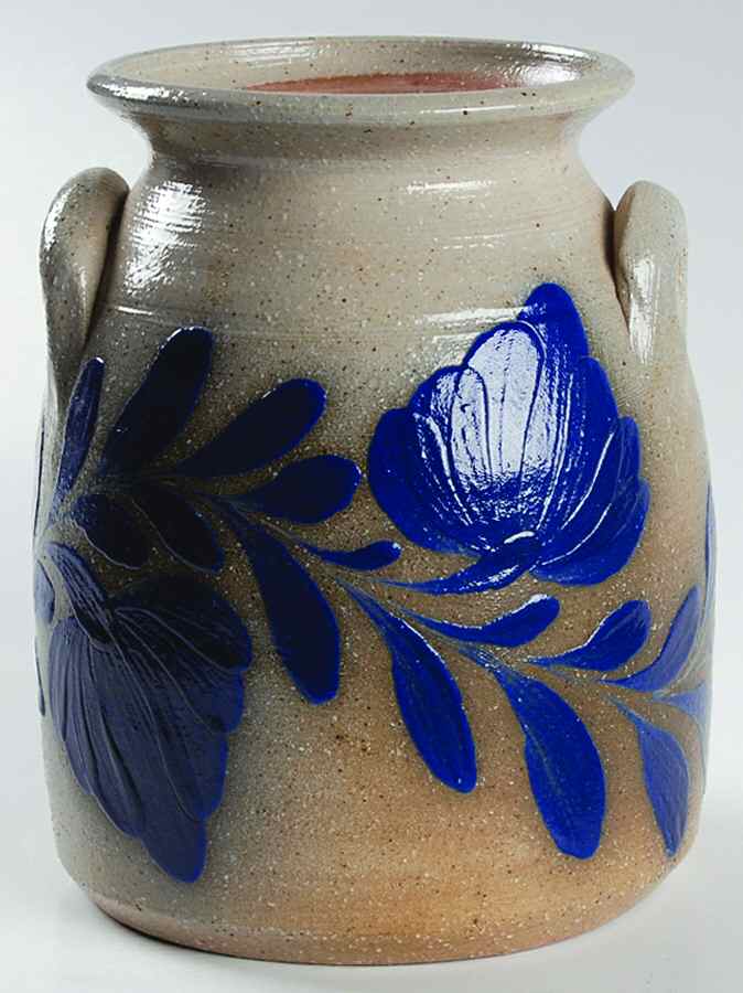 Pennsylvania Blue Utensil Holder by Salmon Falls Stoneware-1