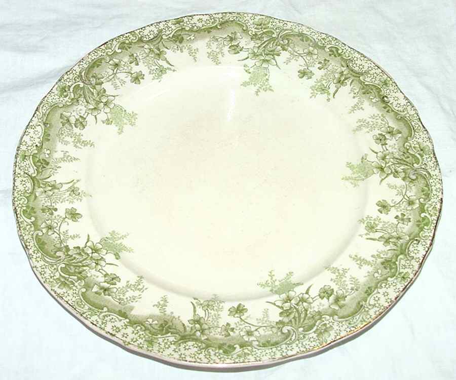 Cromer Green Dinner Plate by Samuel Ford-1