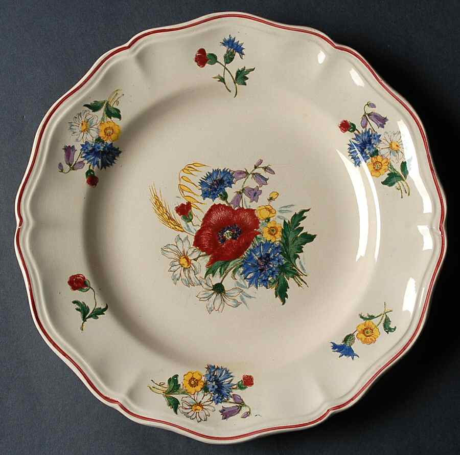 Agreste Dinner Plate by Sarreguemines-1