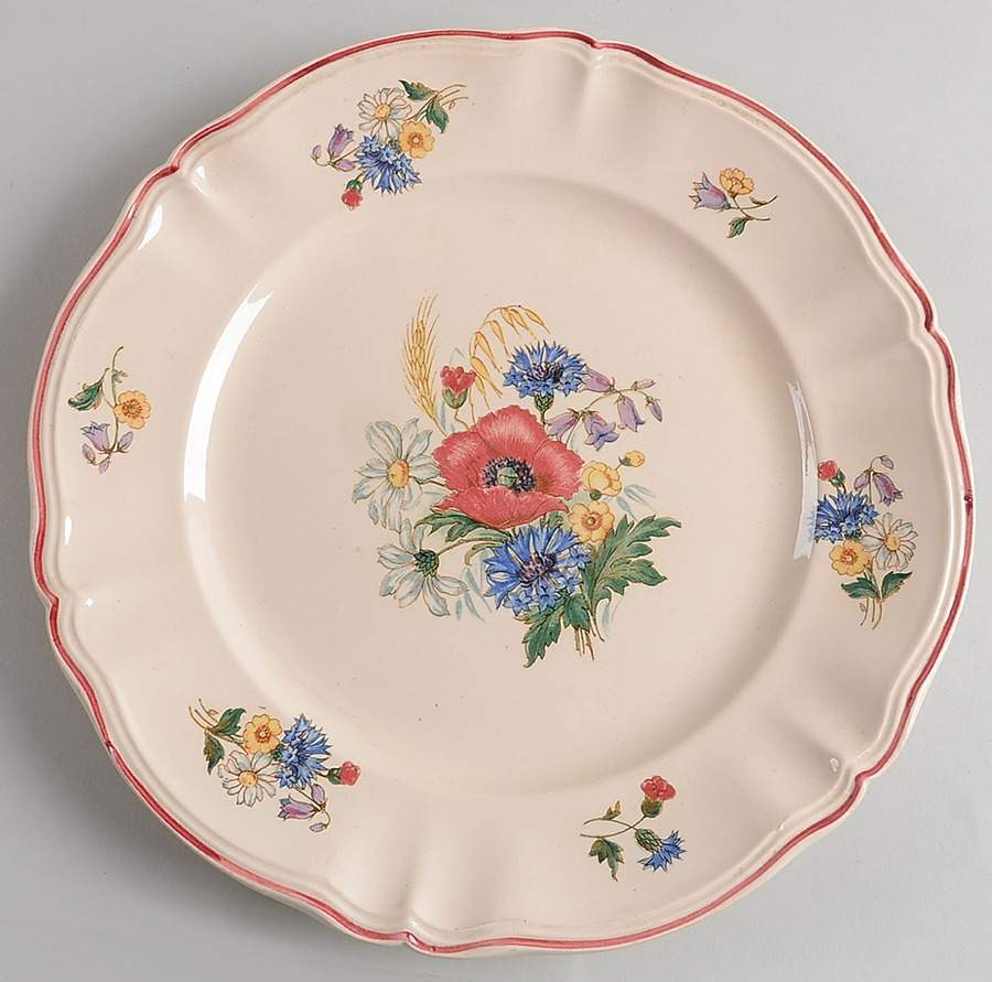 Agreste 12" Chop Plate (Round Platter) by Sarreguemines-1