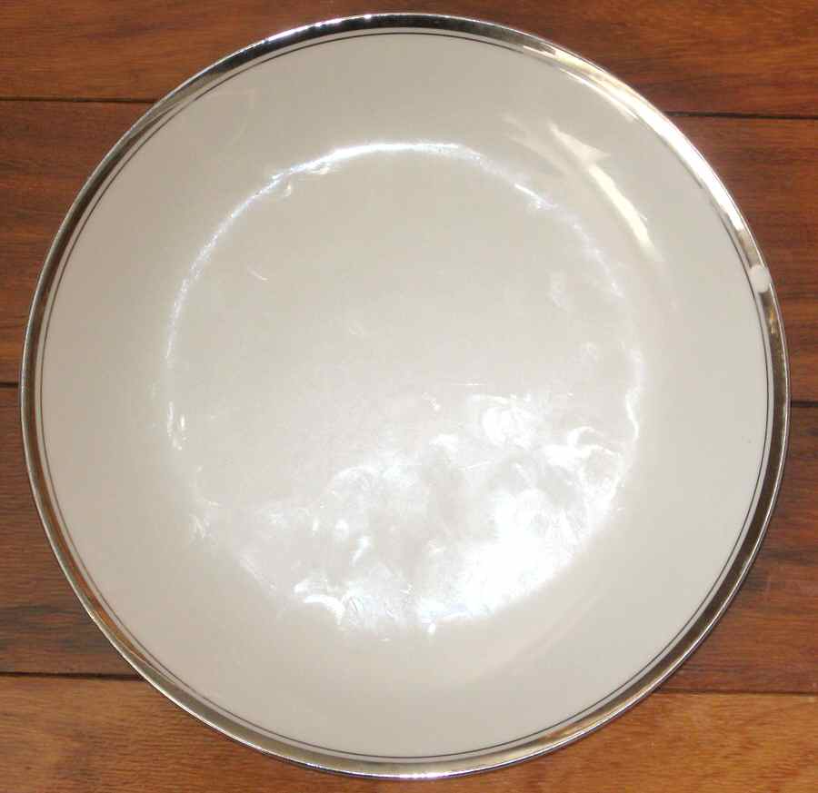 Wedding Band (Platinum Trim) Dinner Plate by Seyei Toki Co-1