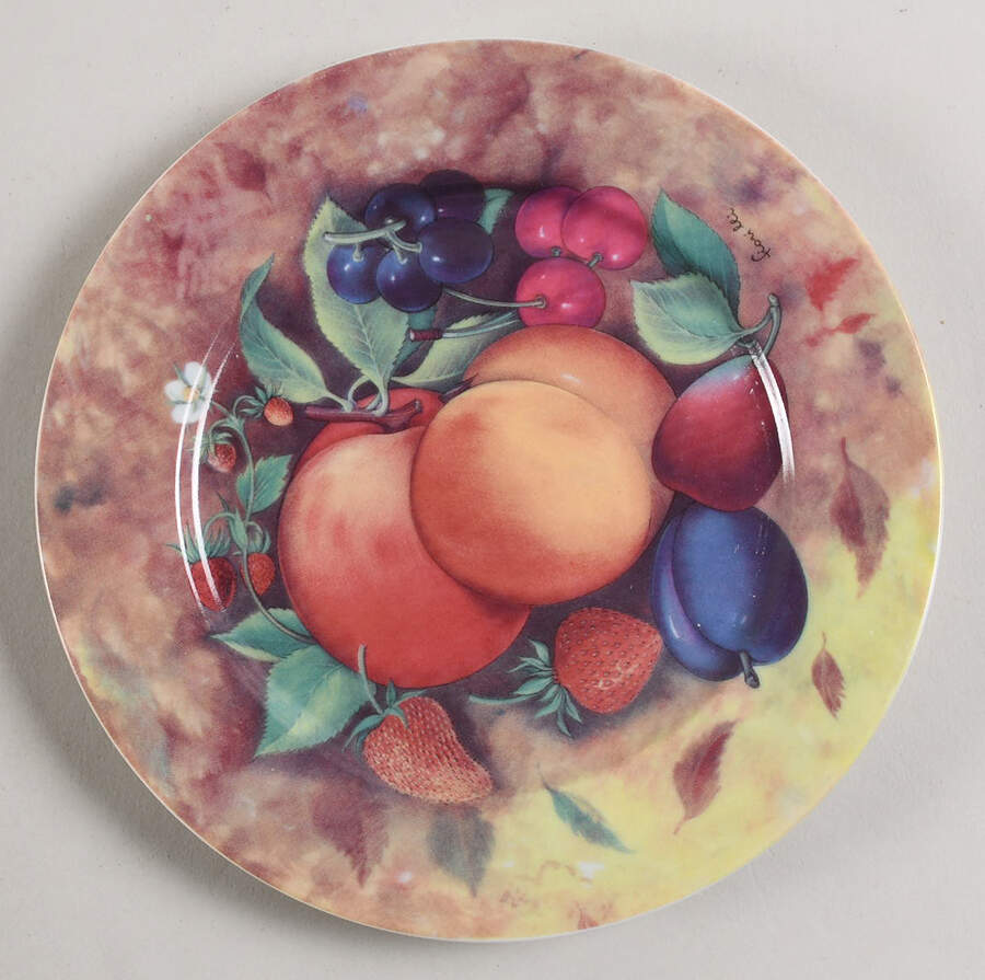 Still Life Salad Plate by St. Limoges-1