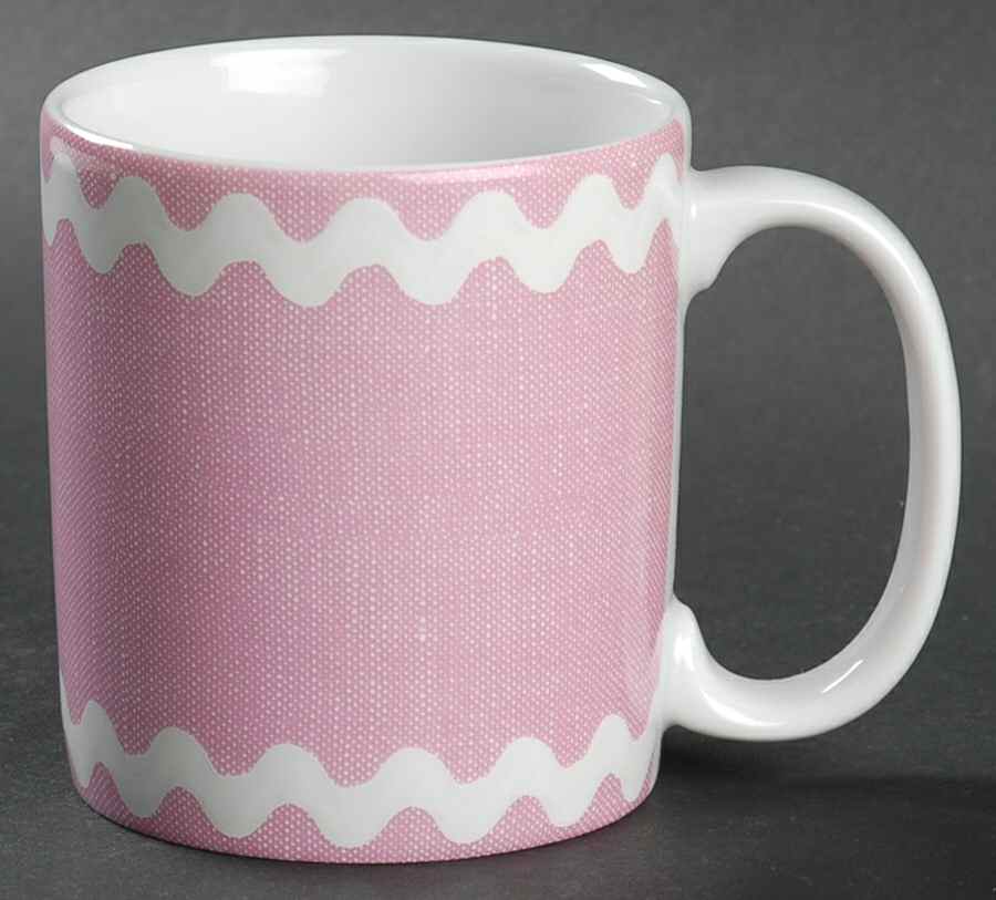 Rick Rack Pink Mug by Sabre-1