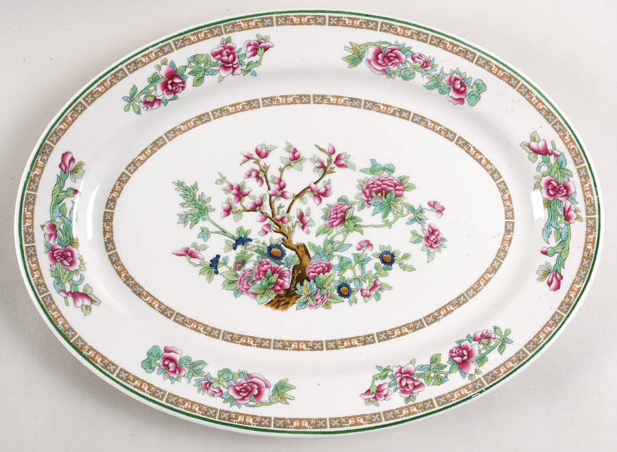 SHO312 15" Oval Serving Platter by Shenango-1