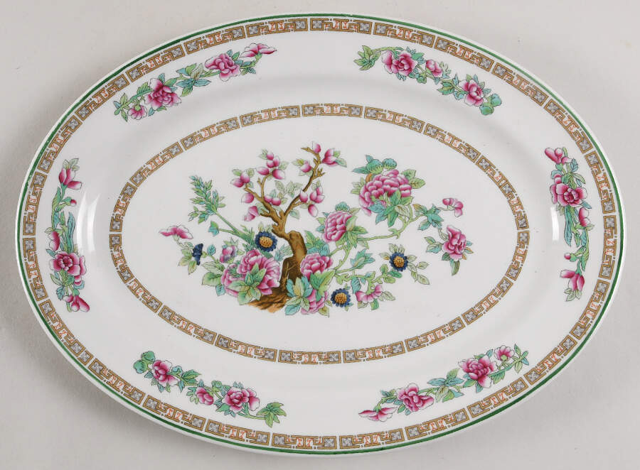 SHO312 12" Oval Serving Platter by Shenango-1