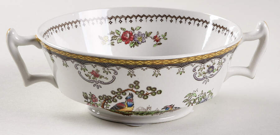 Chelsea Footed Cream Soup Bowl by Spode-1