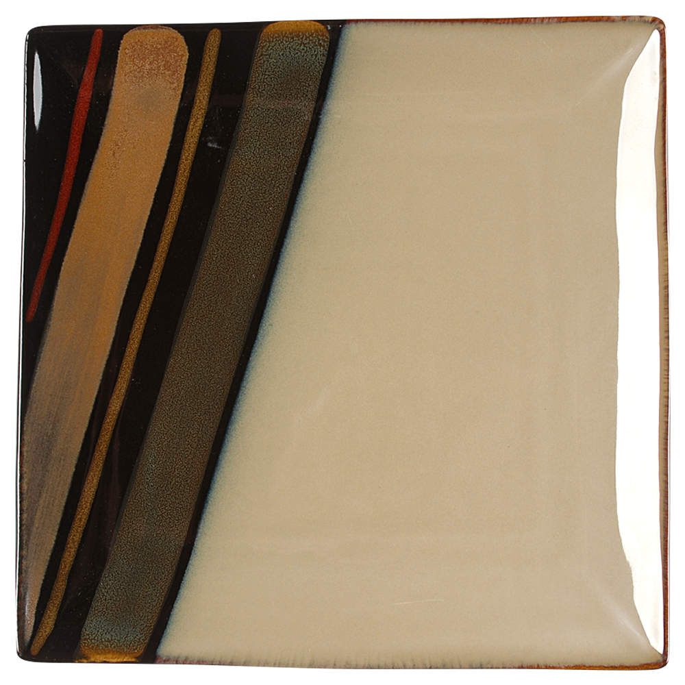 Avanti Black Square Dinner Plate by Sango-1